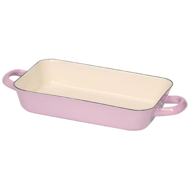 Riess Bratpfanne 26x17cm Pastell Rosa Emaille
