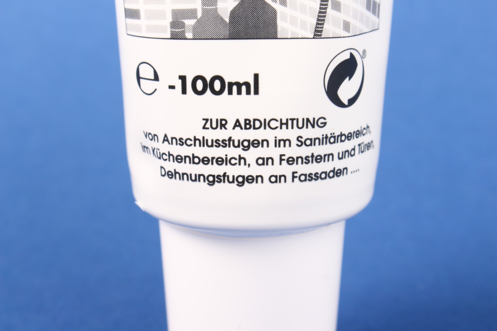 Fugendichtstoff opp n Silicone-Basis, 100 ml Tube, weiß 16060 - Fermit