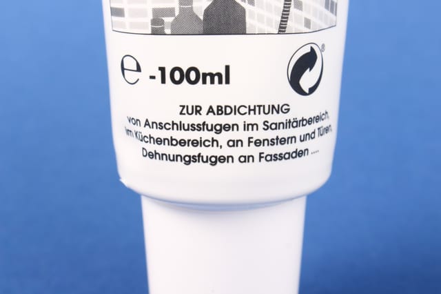 Fugendichtstoff opp n Silicone-Basis, 100 ml Tube, weiß 16060 - Fermit