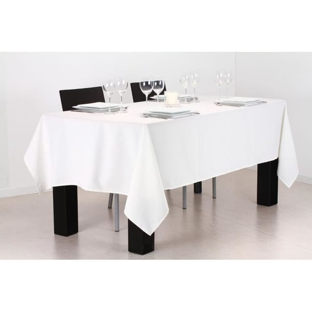 Atmosphera - Tischdecke mit Fleckenschutz - elfenbeinfarben - 140x240 cm créateur d'intérieur