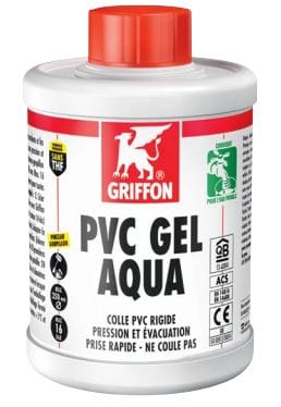 PVC-Kleber Gel Aqua speziell für Trinkwasser Griffon Dose 1L - 6140216