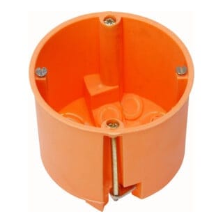 Hohlwanddose-Dose ISO 60mm Ø 61mm tief orange