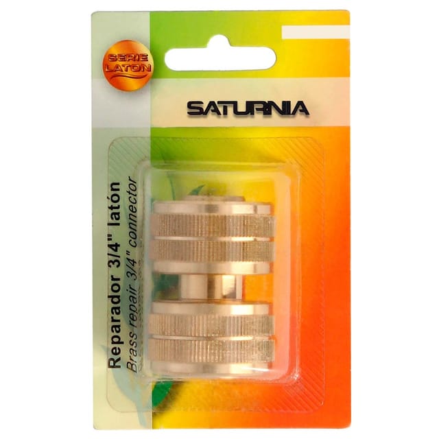 Reparador Mangueras Laton 3/4'. Blister 1 pieza