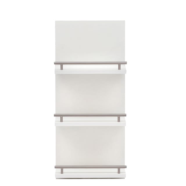 Lomadox - Wandregal Badezimmer NOCI-80 in Weiß, b/h/t: 30,3/70,2/17,45 cm