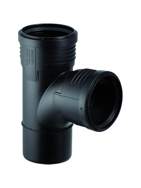 Geberit - Silent pp Bogenabzweig 390555141 dn 100/100, 87,5Grad, mit Innenradius