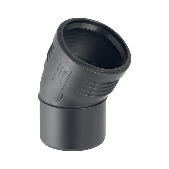 Silent pp Bogen 390521141 dn 100, 30°, schalloptimiert - Geberit
