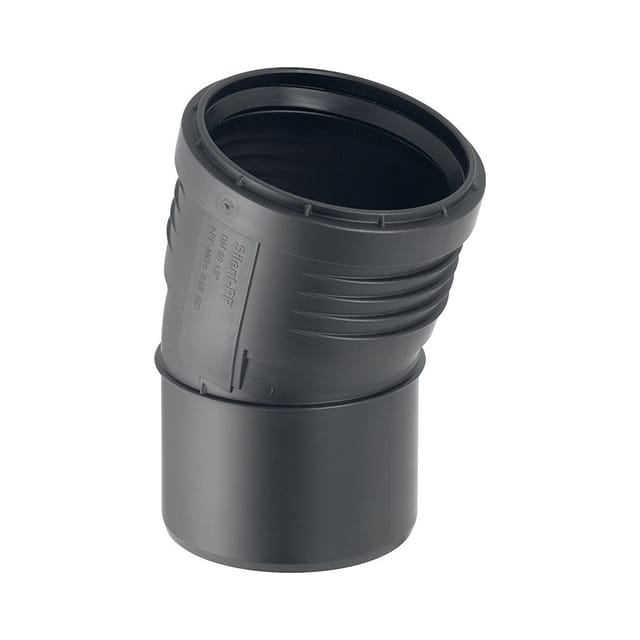 Silent pp Bogen 390420141 dn 90, 15°, schalloptimiert - Geberit