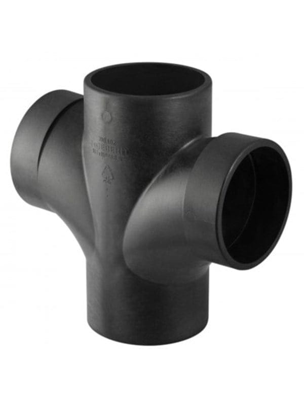 Geberit - Silent-db20 Bogenabzweig 88,5 Grad 2-fach Außendurchmesser 110mm