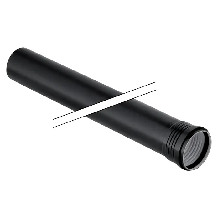 Silent pp Rohr 390000141 dn 30, 150 mm, mit Muffe, schalloptimiert - Geberit