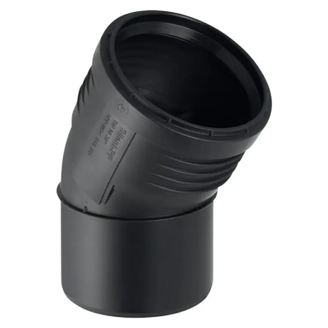 Silent pp Bogen 390021141 dn 30, 30°, schalloptimiert - Geberit