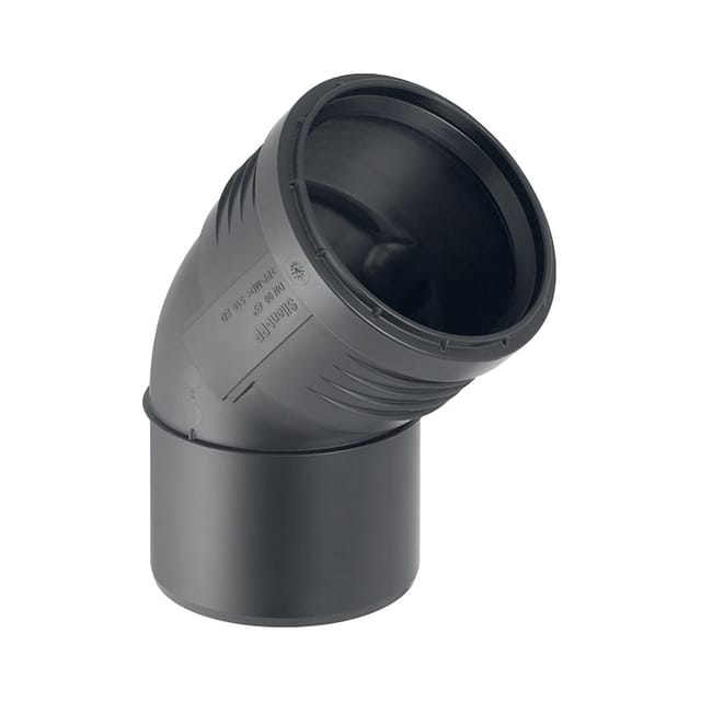Geberit Silent-PP Bogen 45 Grad, Außendurchmesser 160mm