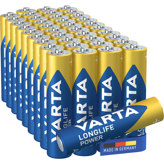 Varta - longlife Power aaa Tray 40 Micro (AAA)-Batterie Alkali-Mangan 1.5 v 40 St.