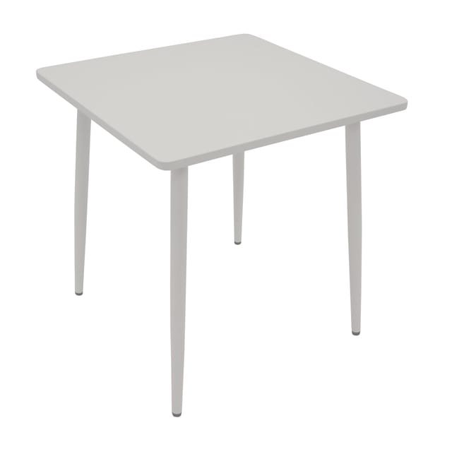 Bistrotisch denver 70x70cm quadratisch, Metall weiß