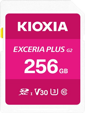 Kioxia Exceria Plus G2 Sdxc-speicherkarte 256 Gb Klasse 10 Uhs-i (lnpl2m256gg4)