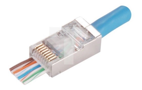 Alantec Rj45 Stp Durchführungsstecker, Kat. 5e (100 Stk.)