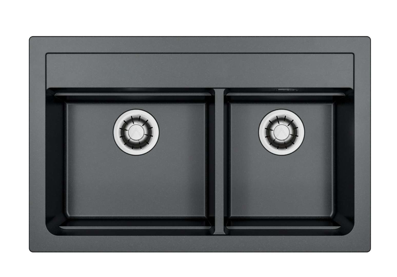 Alveus Atrox - Granitspüle 79x50 Cm, Quick-close, Carbon 1149219