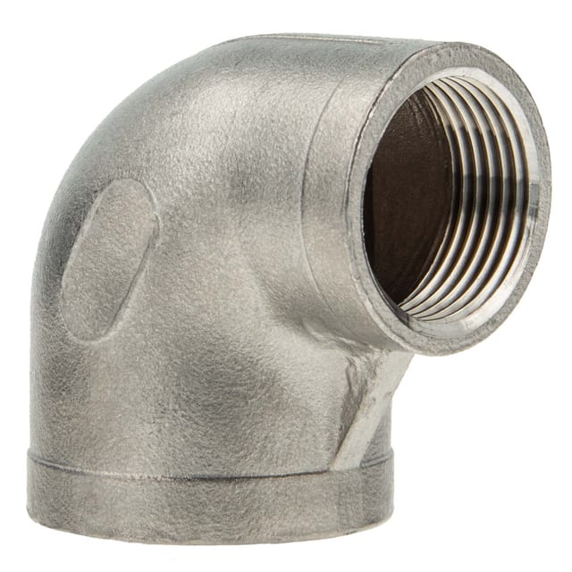 Tecuro - Winkel 90° reduziert, Edelstahl V4A (aisi 316), ig x ig 1 1/4 x 1 Zoll
