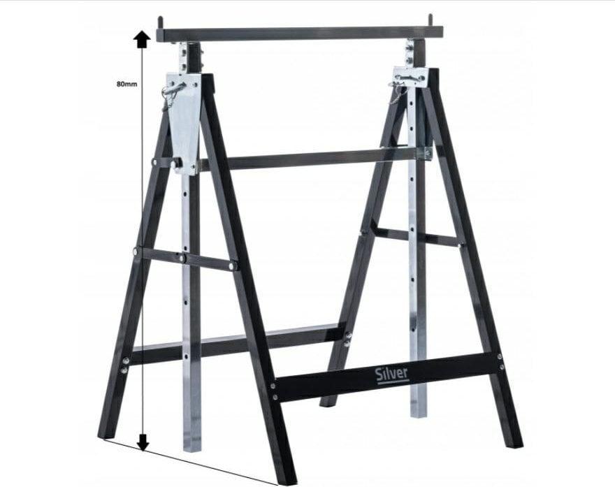 Werkstattständer Silver Kobyłka Silber Höhenverstellbar 800 1300 Mm
