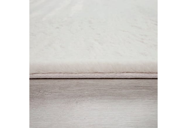 Paco Home - Hochflor Teppich Für Wohnzimmer Softes Kaninchenfell Imitat Kunstfell In Beige 80x300 cm