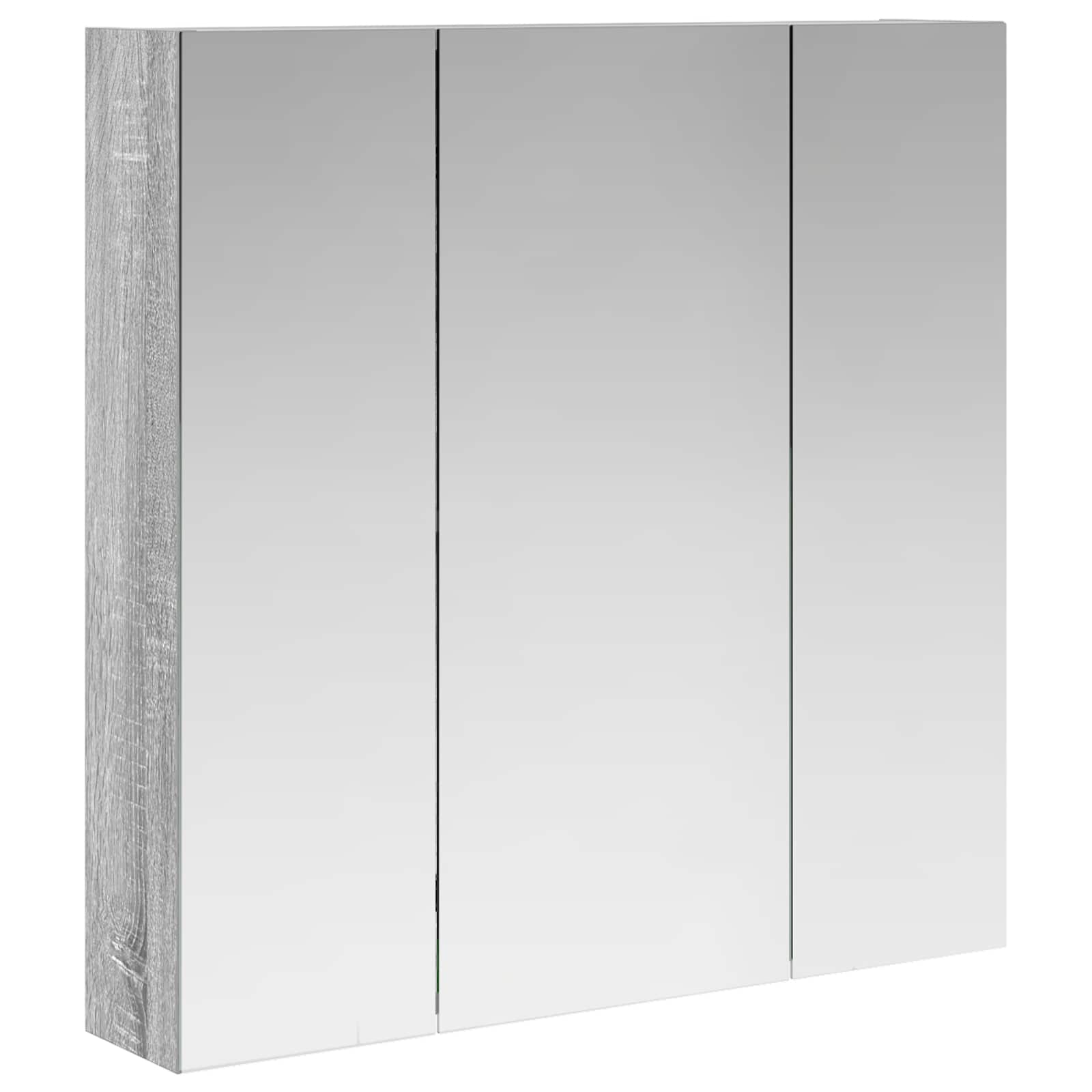 Badezimmerspiegelschrank Sonoma-grau 70 X 14,5 X 70 Cm Vidaxl