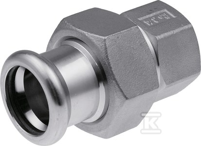 Gw 22x3/4 Ig Edelstahl-pressfitting
