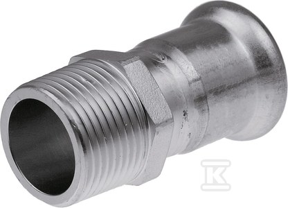 28x1 Gz Edelstahl-pressverbinder