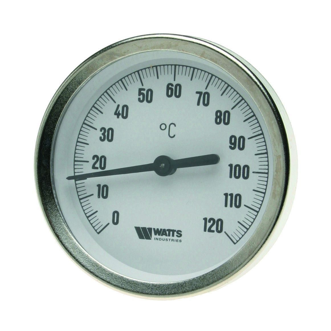 Watts Bimetall-zeigerthermometer Axial Dm 63mm, Tauchhülse 50mm, 10005800