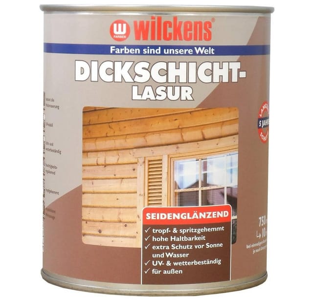 Dickschichtlasur Palisander seidenglänzend 0,75l 11489700050 - Wilckens