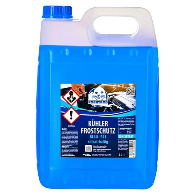 FP - Robbyrob Kühlerfrostschutz blau 5 l Frostschutz Frostschutzmittel Kühlmittel