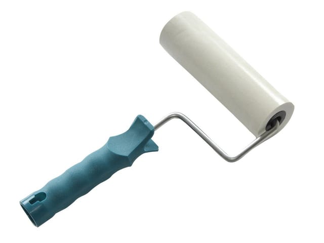FP - Nespoli Tapetenandrückroller 15 cm weiß Andrückwalze Tapezierwalze