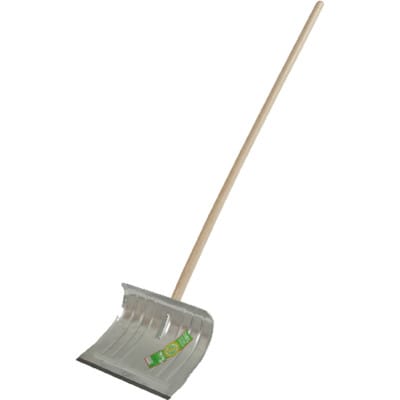 Aluminium-Profi-Schneeschieber 50cm mit Schraubstiel