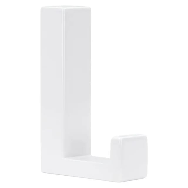Siro - MantelHaken Doradus GarderobenHaken 15x61mm, Haken zn weiß glänzend