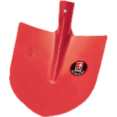Idealspaten Frankfurter Schaufel ohne Stiel, rot, Gr. 5