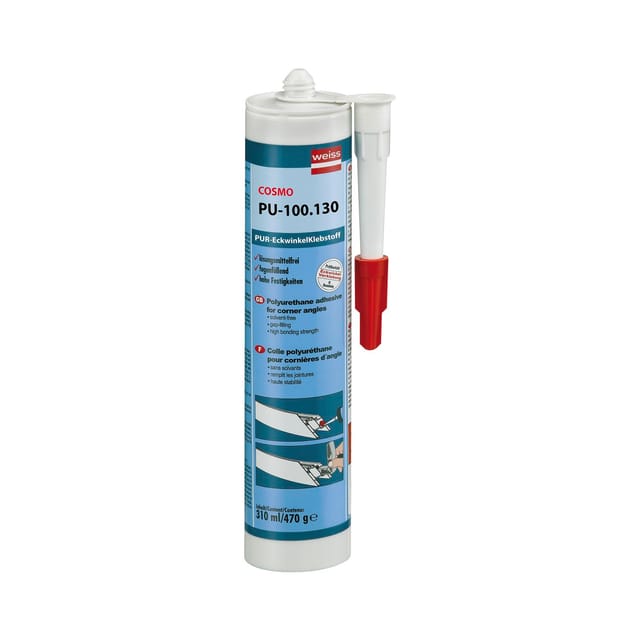 Cosmo PU-100.130 1-K-PUR- Eckwinkelklebstoff 310ml weiß