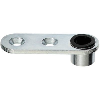 BKS - Stangenführungsplatte b 9019, für Rundstange, 60x20mm, silber vz