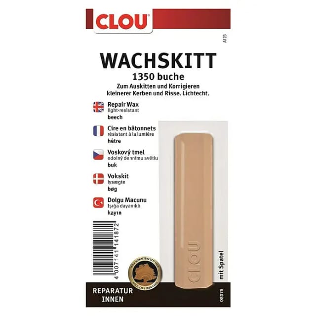 Clou Wachskitt Stange 1350 Buche
