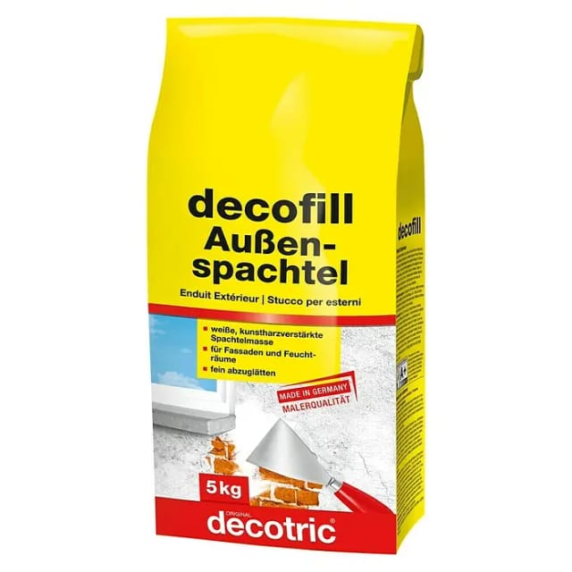 Decofill Außenspachtel 5 kg Spachtelmasse - Decotric