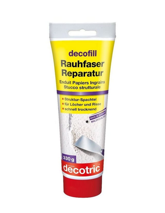 Decotric - Decofill Rauhfaser Reparaturspachtel 330 g Fertigspachtel