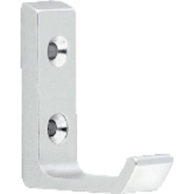 FP - Wilesco Garderobenprofilhaken 38 x 48 mm fo lm poliert