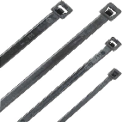 Heidemann - Nylon - Kabelbinder, schwarz, 98 x 2,5 UV-beständig, 100 St. sb