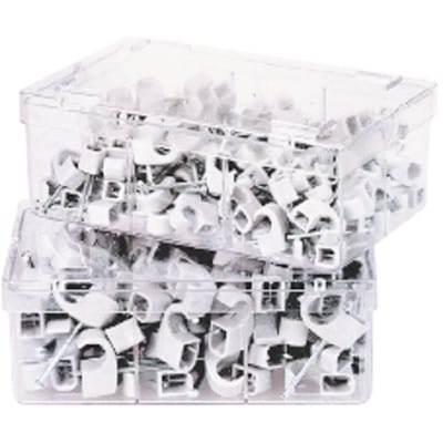 Heidemann - Nagelschelle, weiß 7-12 mm, Nagellänge 35mm a 100 Stck.
