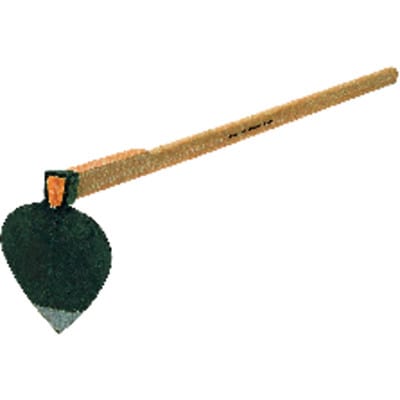 Herzhacke, breit, Gr. 0 mit Eschenstiel 135 cm - SHW
