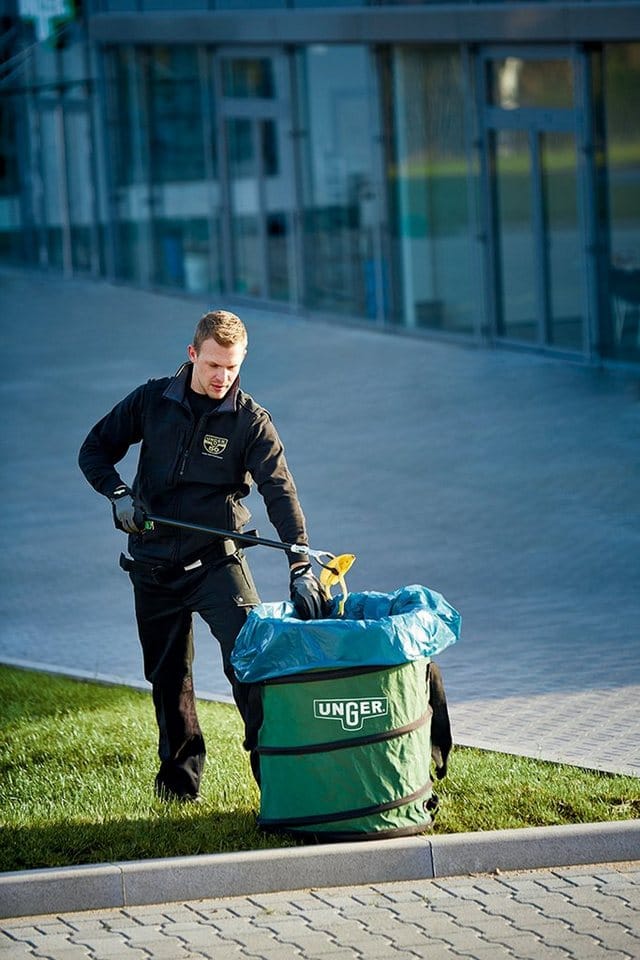 NiftyNabber Pro Müllzange 97 cm Allzweckgreifer Stahlrohr, Abfallgreifer - Unger