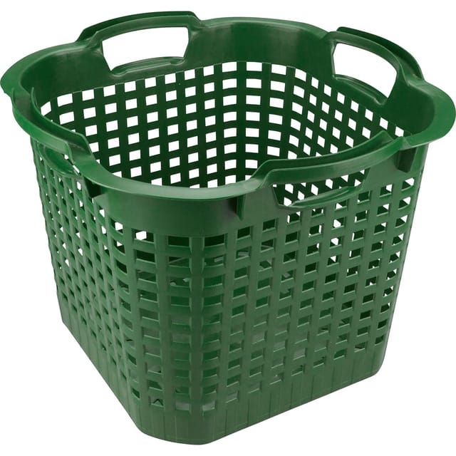 FP - Ernte-Vorratskorb eckig, dreh-stapelbar, grün 40 x 40 x 30 cm max. 25 kg