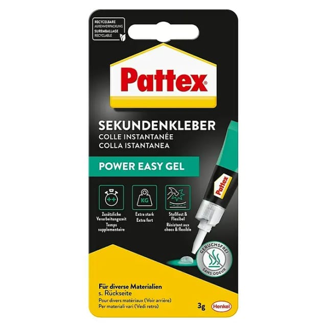 Sekundenkleber Power Easygel 3g - Pattex