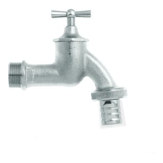 Geka - Wasserhahn ms vc. matt ag G1/2',m.Tülle 1/2',SB m. Verschraubung 10 Stk