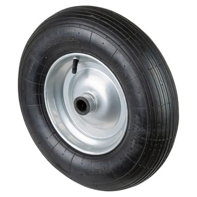 Bs Rollen - Luftrad 400mm Gummi/Stahl lgr