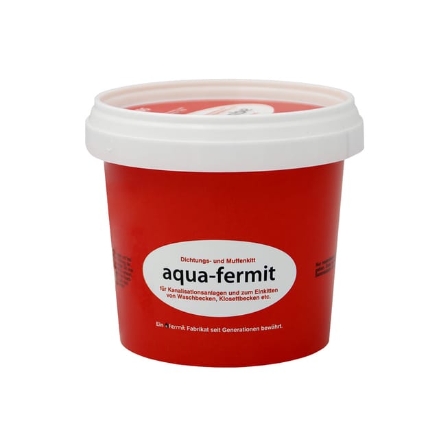 Fermit - Aqua Dichtungs- und Muffenkitt zähelastisch- 500 g Dose