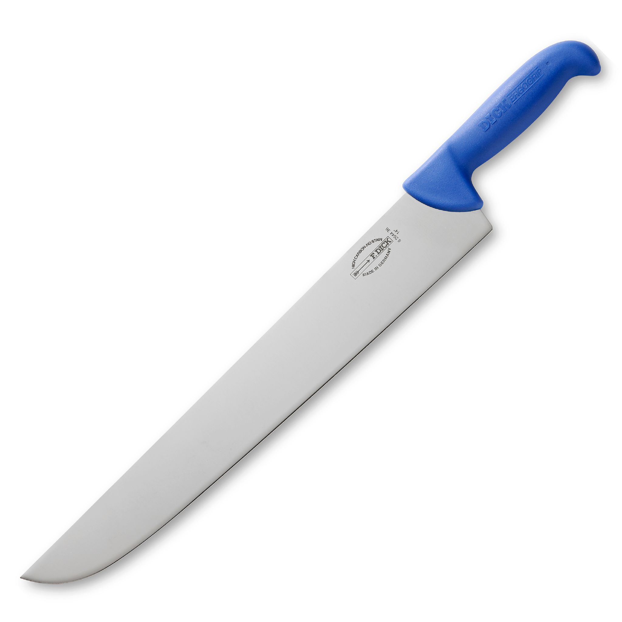 F. Dick Blockmesser Ergogrip 36 Cm - Rostfrei, Extra Scharf, 56 Hrc, Hackmesser