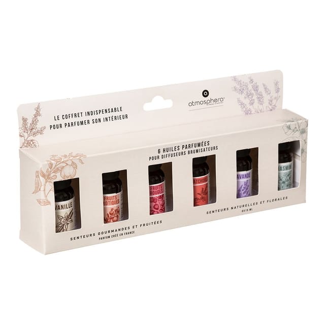 Set mit 6 ätherischen Ölen für den Atmosphera-Diffusor